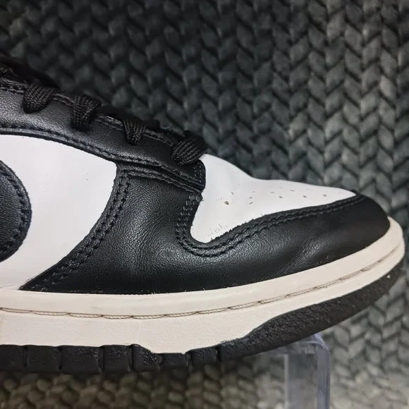 Nike Dunk Low Black White Men's Retro Sneakers Shoes DD1391-100 Size 7.5 - Picture 8 of 16